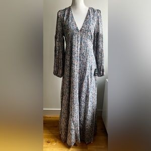 Lulu’s Long sleeve Floral Maxi Dress